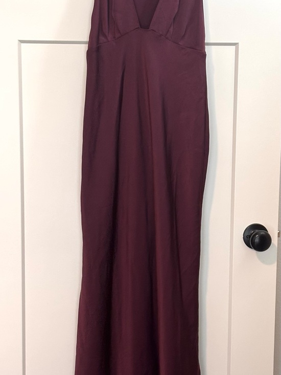 ASOS Dresses & Skirts - ASOS Plum V-Neck Maxi Gown